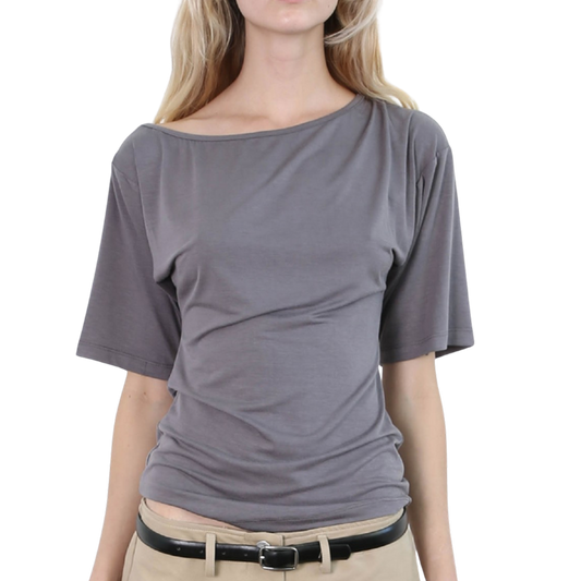 Slouch Tee - Charcoal