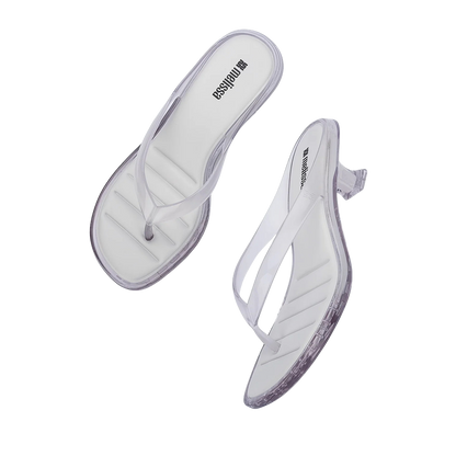 Thong Kitten Heel - Clear