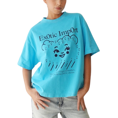 Angel Numbers T-Shirt - Blue