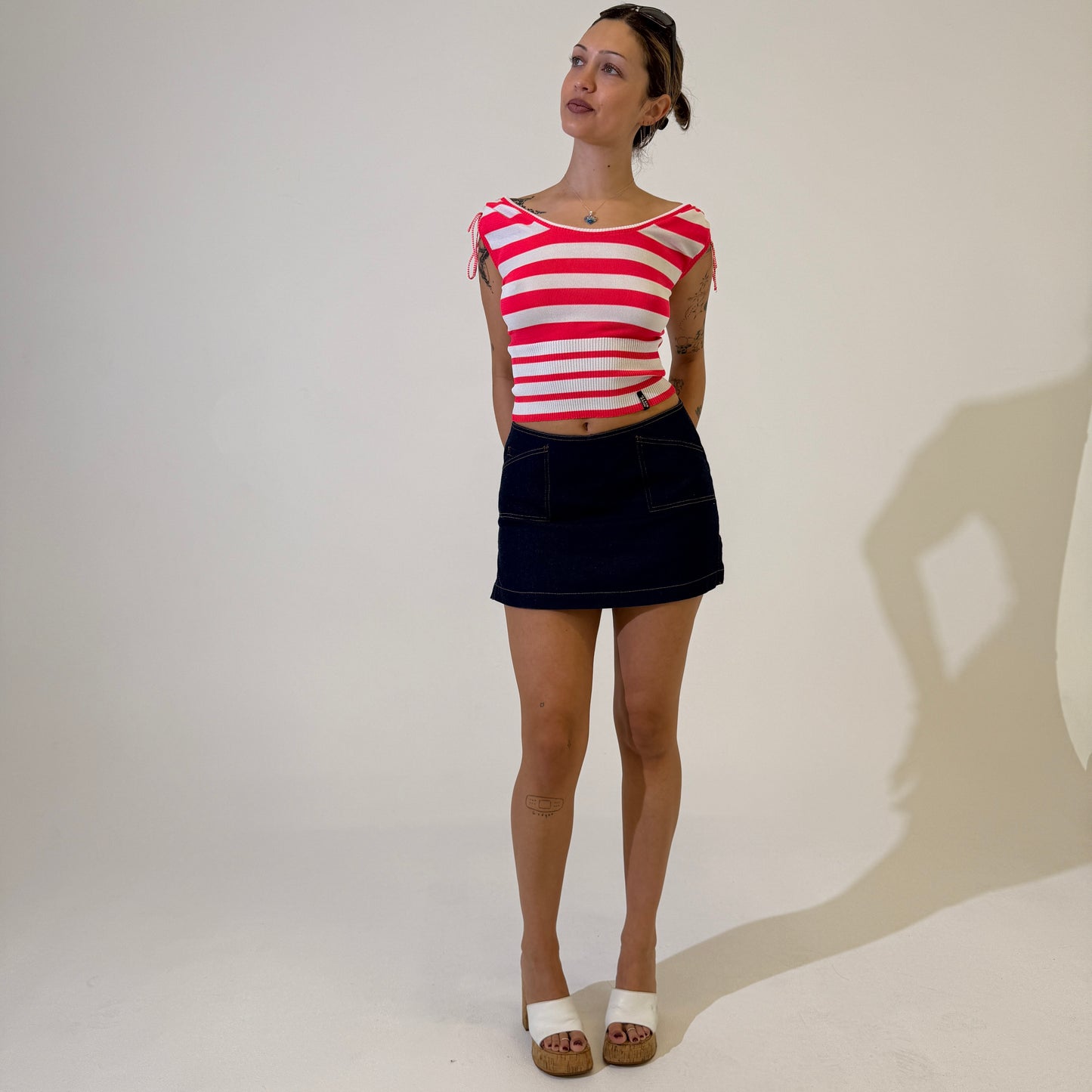 Indigo Denim Skort