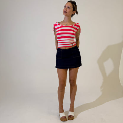Indigo Denim Skort