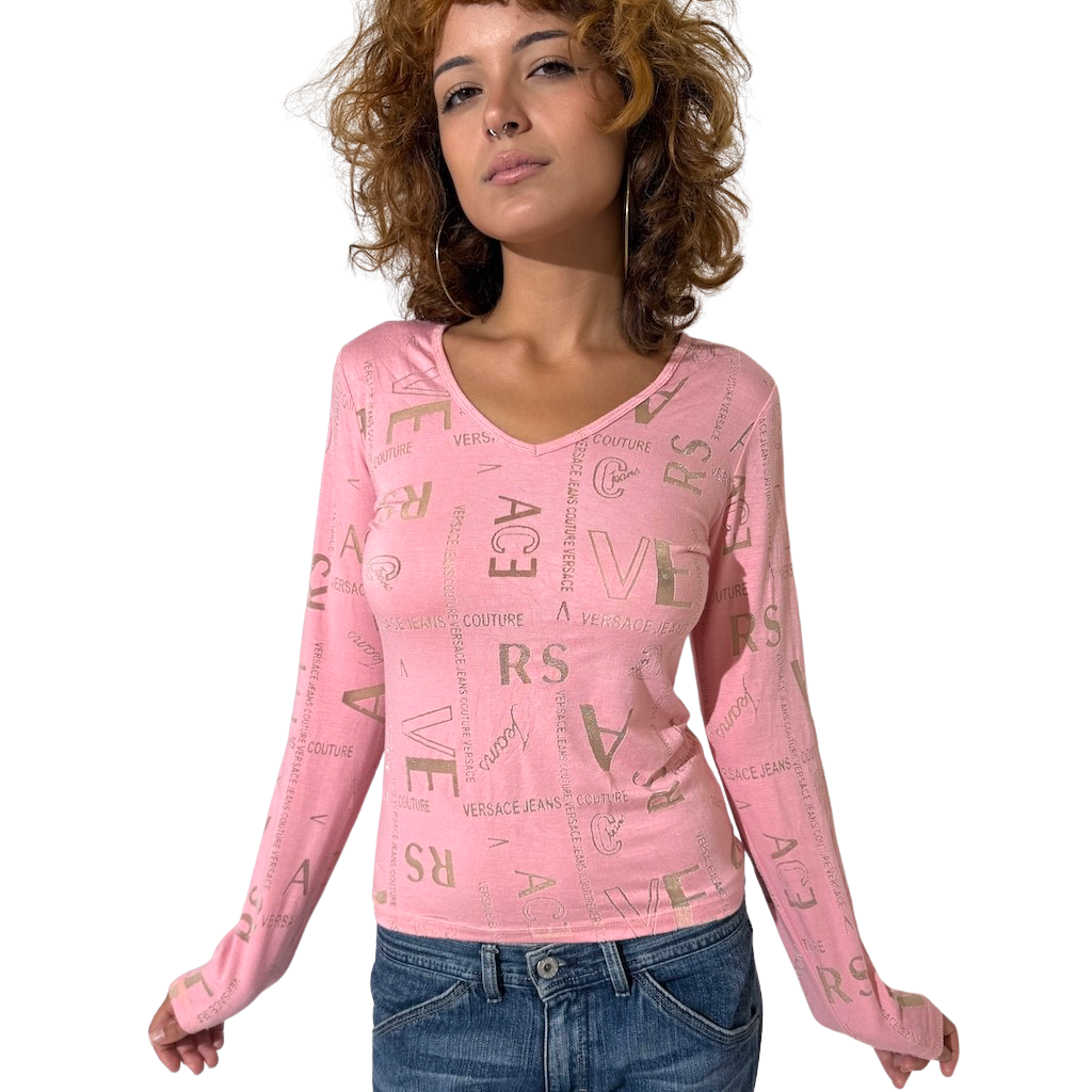 Versace Jeans Burn out top