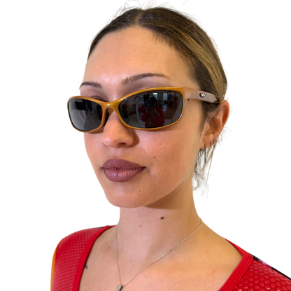 Sleek Metallic Speed Sunglasses