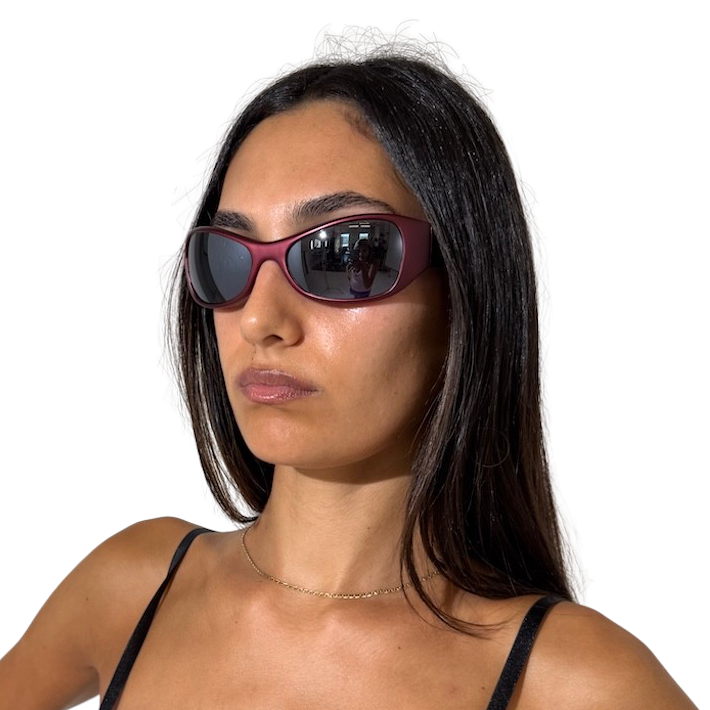 Bra Speed Metallic Burgundy Sunglasses
