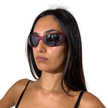 Bra Speed Metallic Burgundy Sunglasses