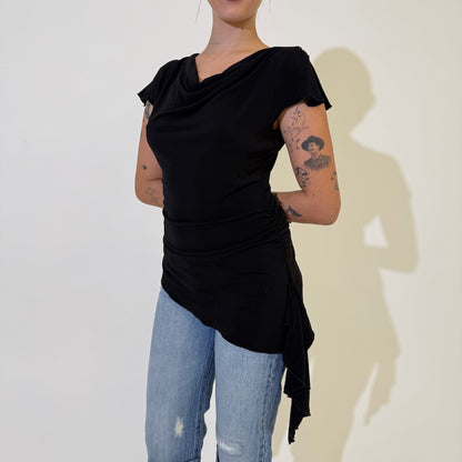 Asymmetric Split Sleeve Top