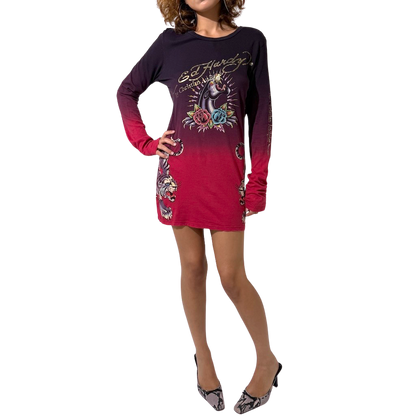 Ed Hardy Kills Tee Dress