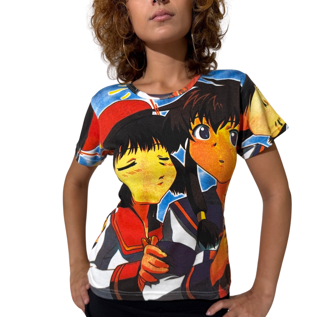 Anime 90s Blue Vibrant Tee