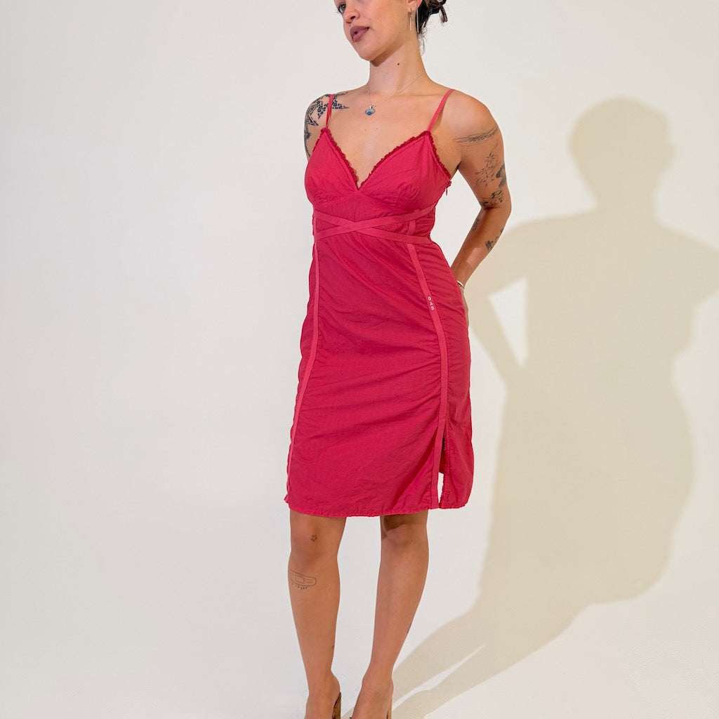 Coral Iconic GAS 2000s Dress