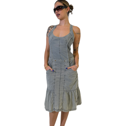 Urban Grey Midi Dress