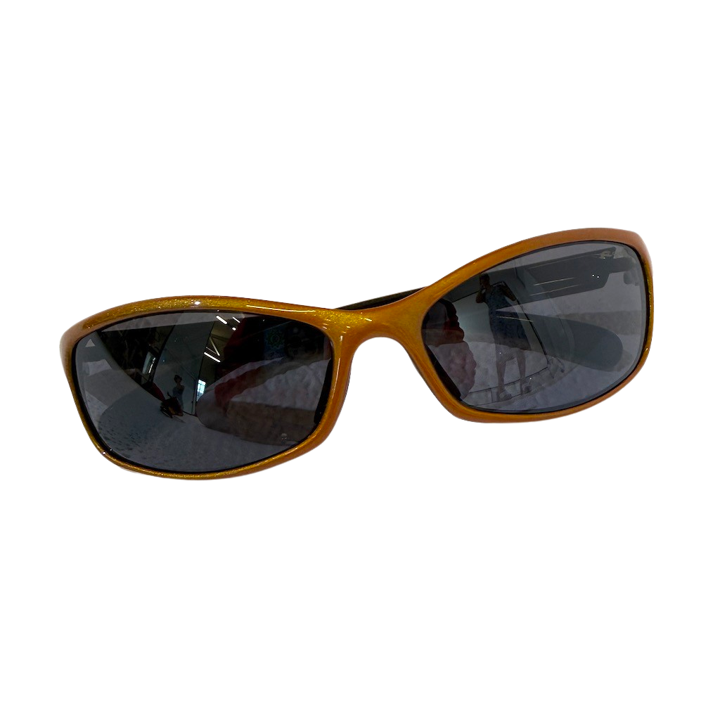 Sleek Metallic Speed Sunglasses