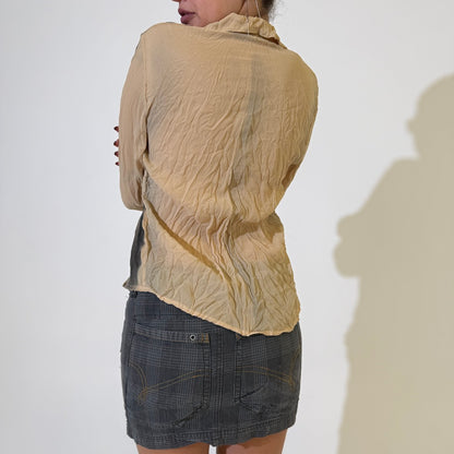 Crinkle Therm Y2K Shirt