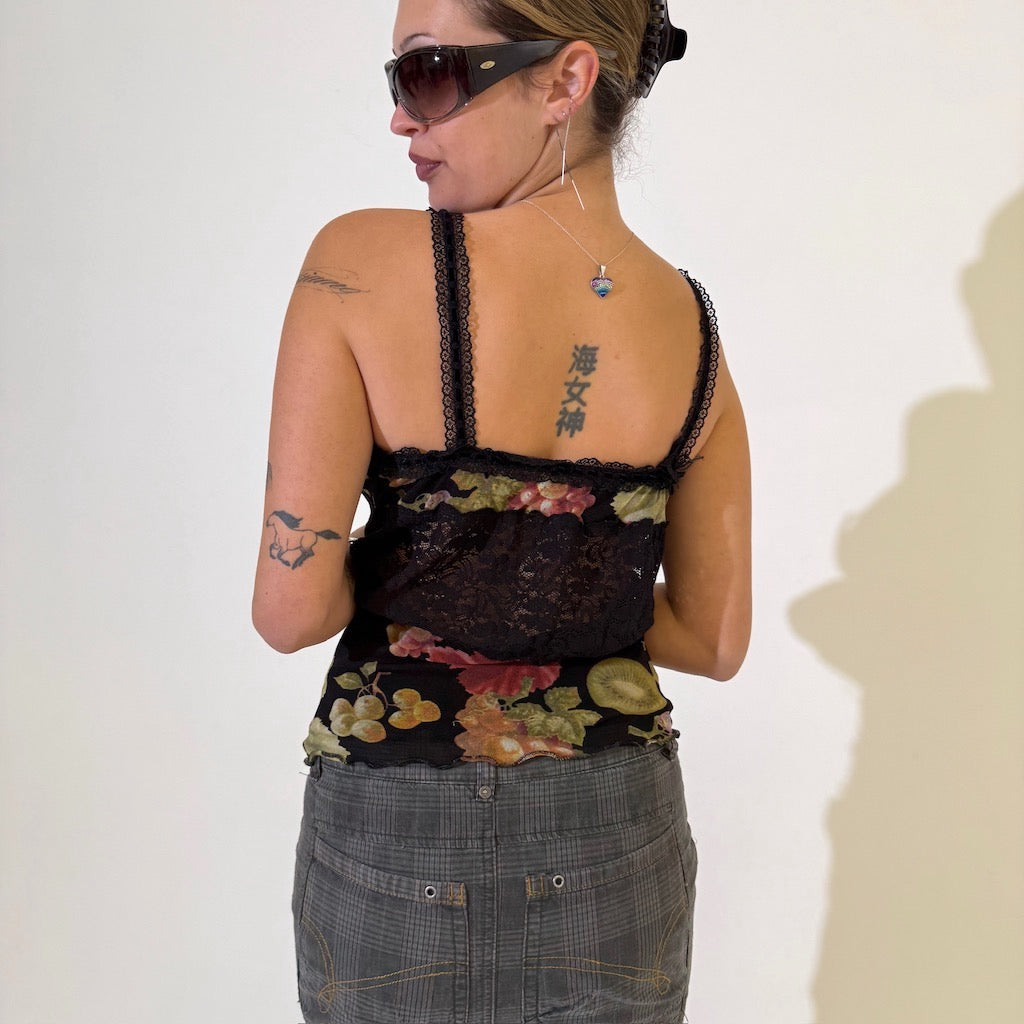 Fruit Mesh Cami Top