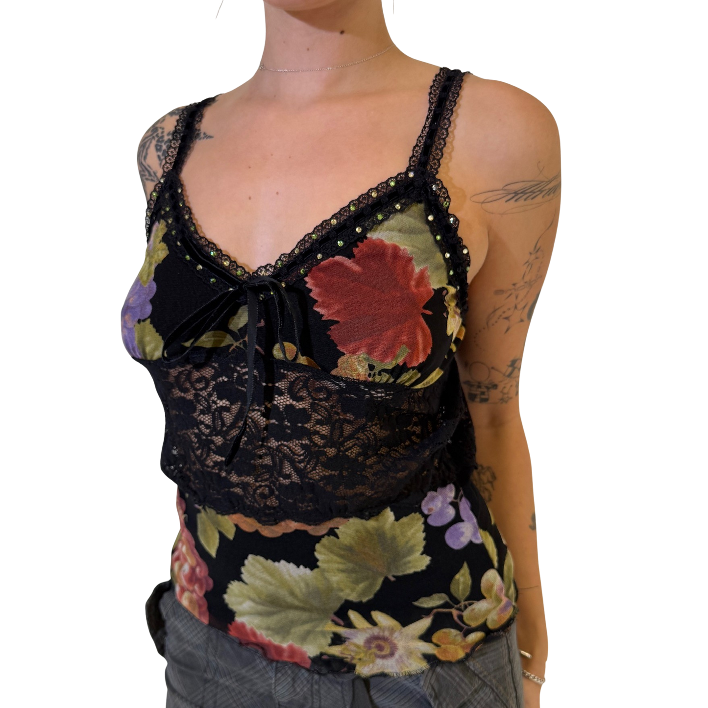 Fruit Mesh Cami Top