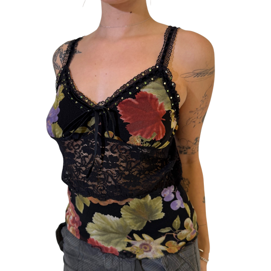 Fruit Mesh Cami Top