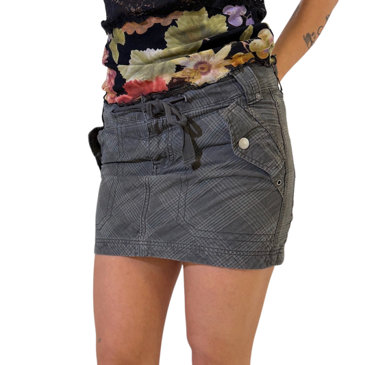 ONLY Check Mini Skirt