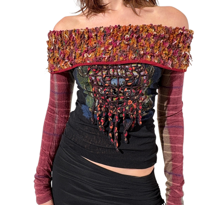 Save The Queen Off Shoulder Top