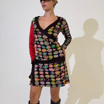 Desigual Colourful Mini Dress