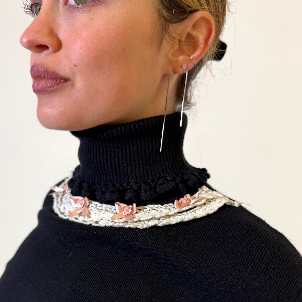 Rose Knitted Skivvy