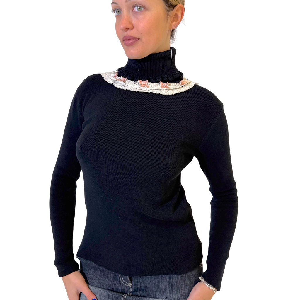 Rose Knitted Skivvy