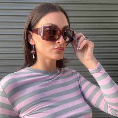MAKO Vintage Large Square Sunglasses