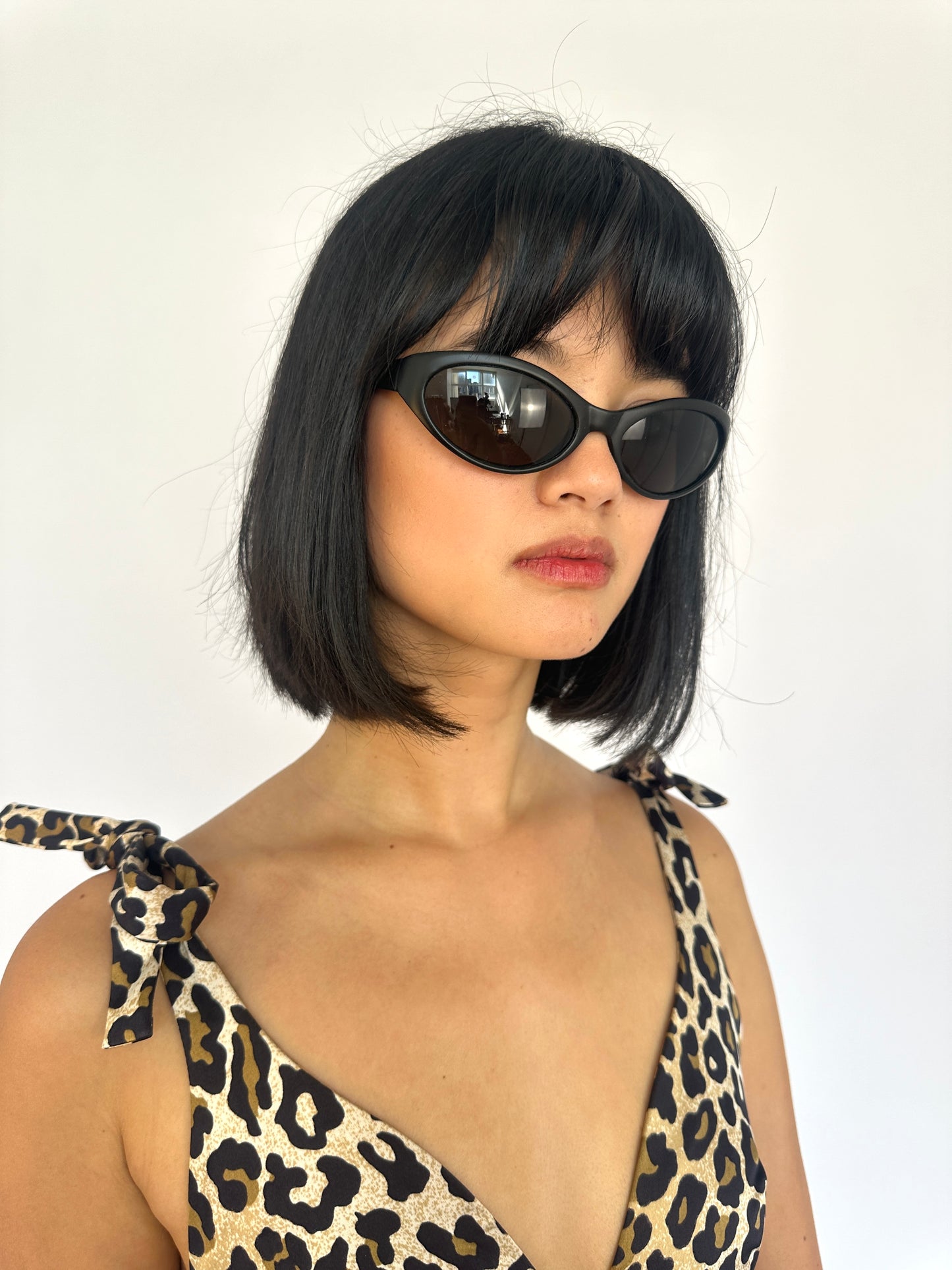 Black Vintage 90s Cat Sunglasses