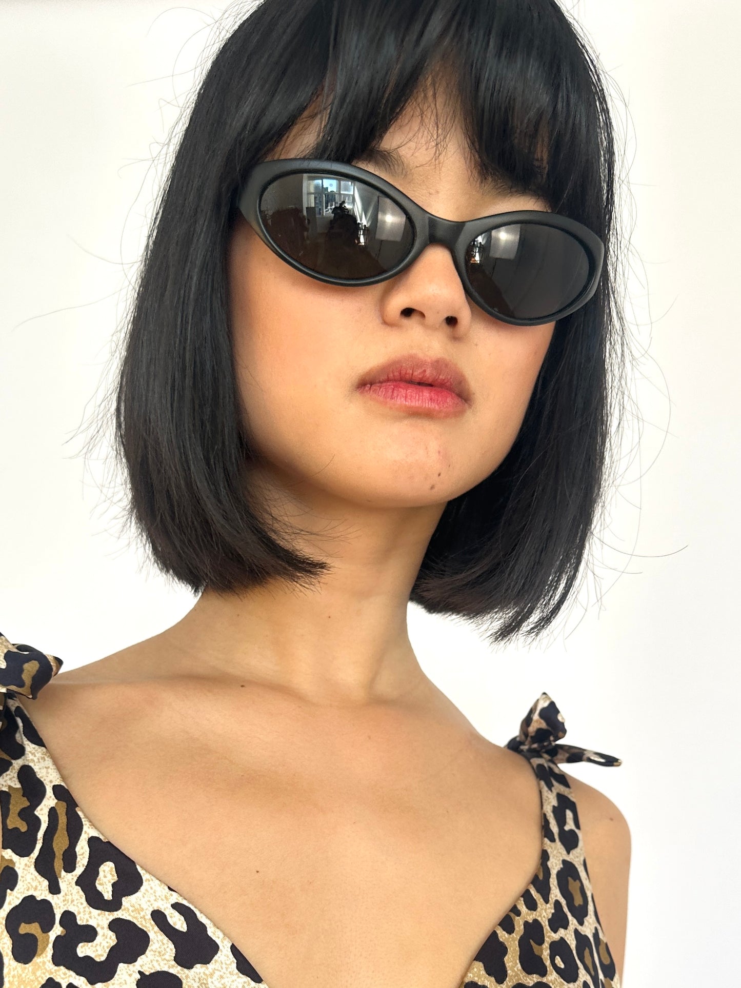 Black Vintage 90s Cat Sunglasses