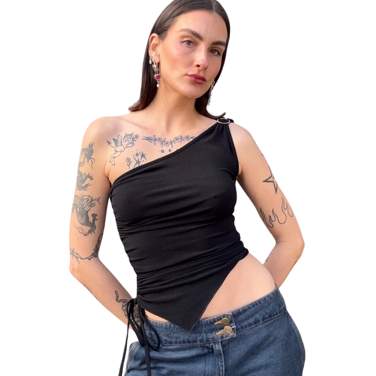 Party One Shoulder Top