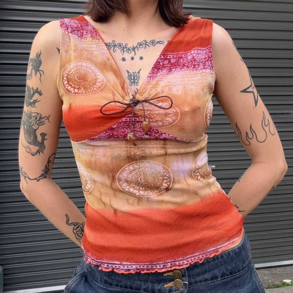 Sunrise Urban Mesh Tank