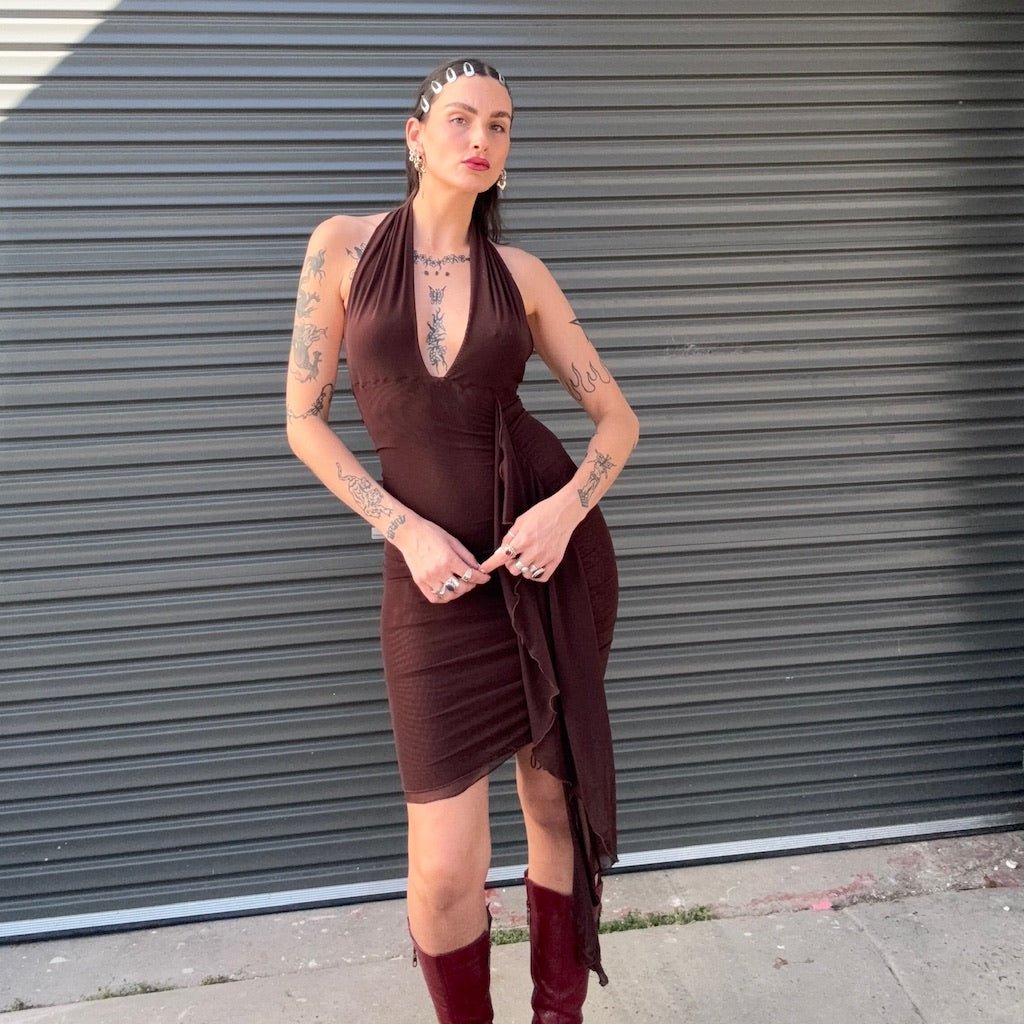Babylon Dress - Brown