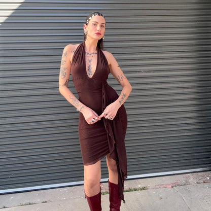 Babylon Dress - Brown