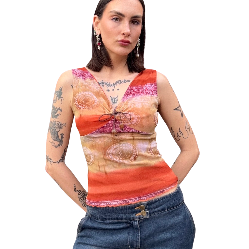 Sunrise Urban Mesh Tank