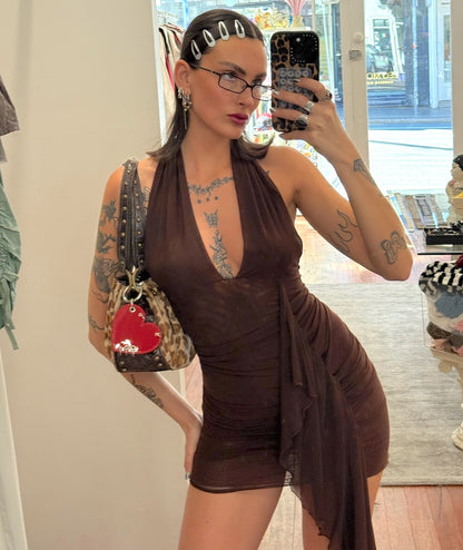 Babylon Dress - Brown