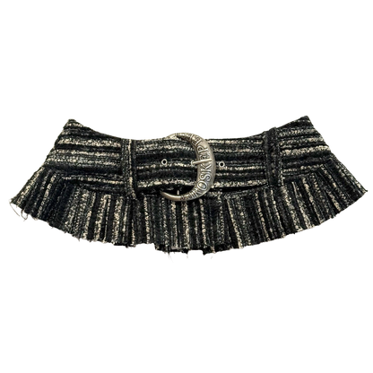 Maroske Peech Tw eed Demi Belt