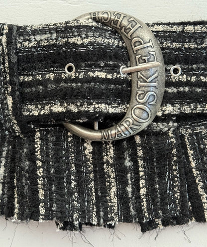 Maroske Peech Tw eed Demi Belt