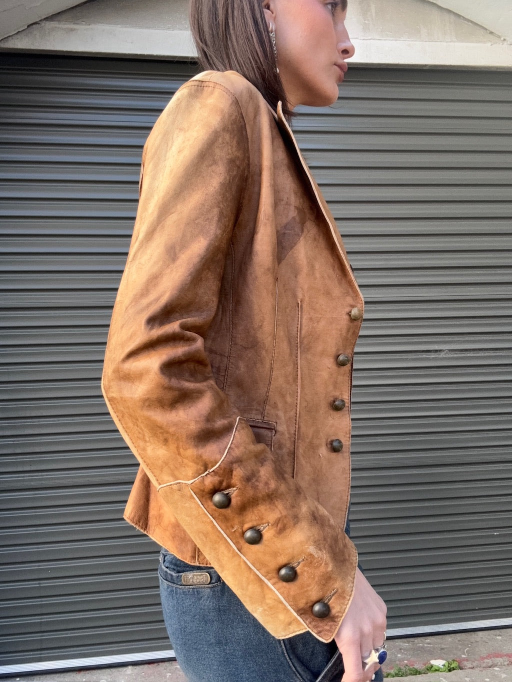 Soft Leather Blazer Jacket