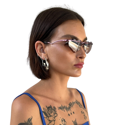 Chloe Heart Shapped Sunglasses