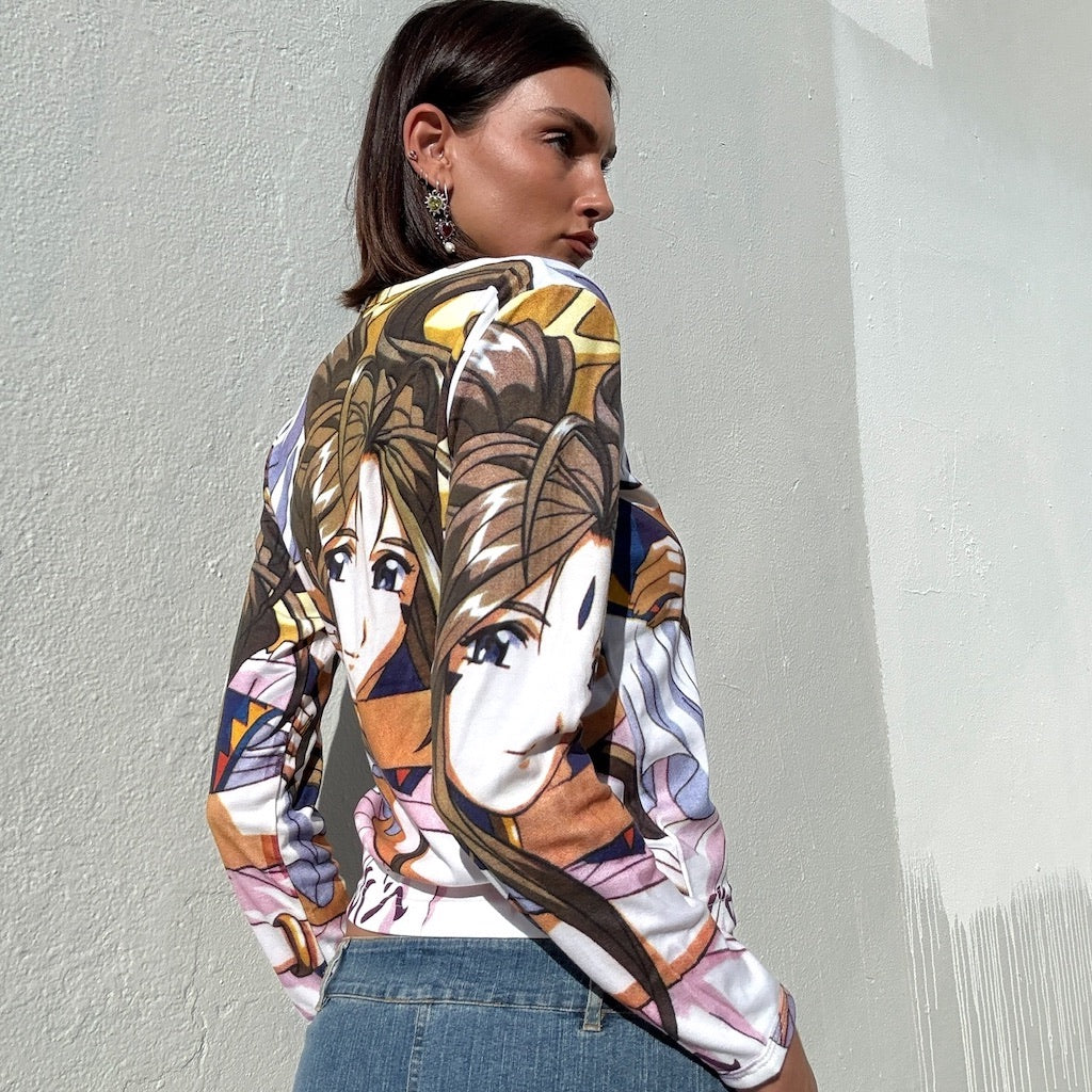WORK 90s Belldandy Anime Long Sleeve
