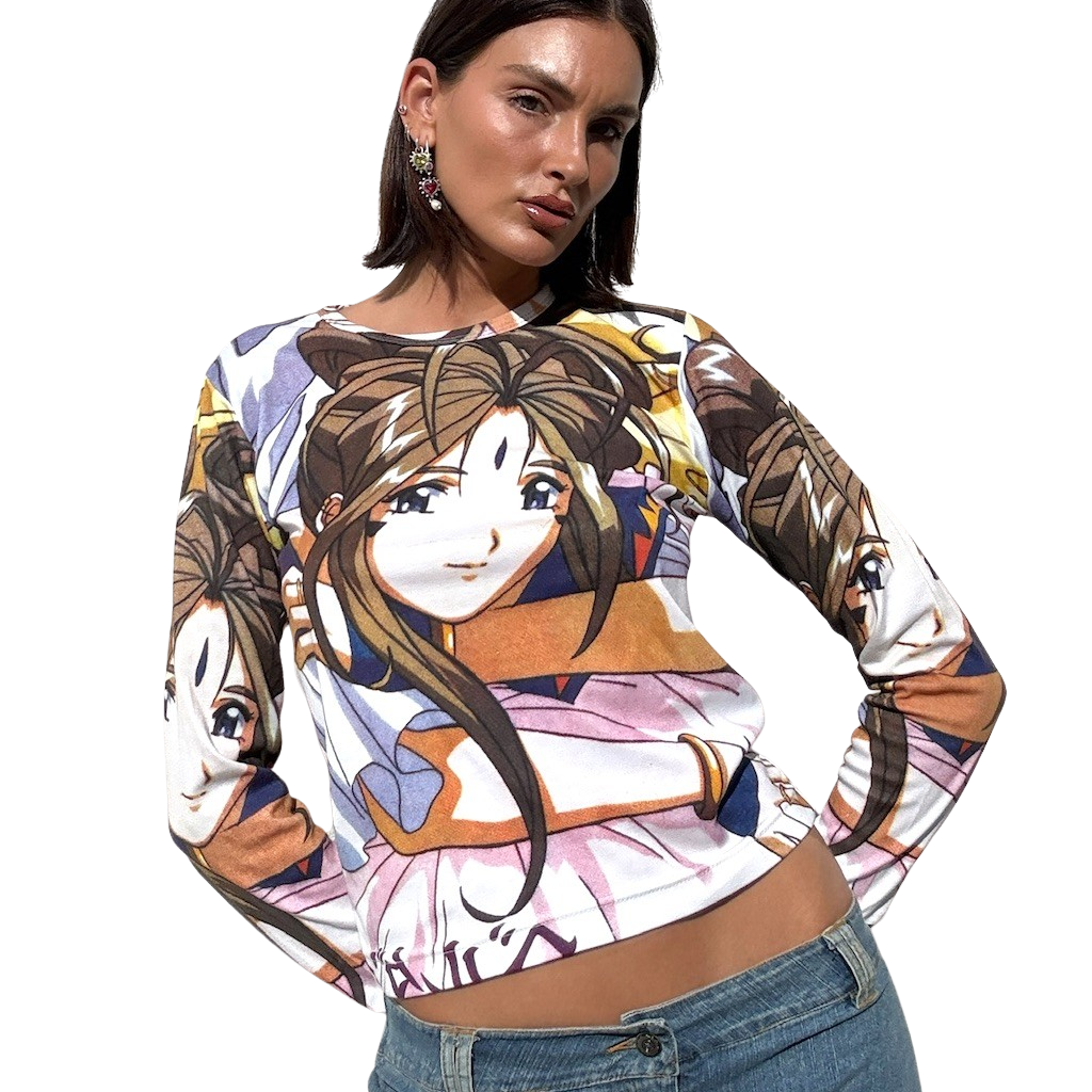 WORK 90s Belldandy Anime Long Sleeve