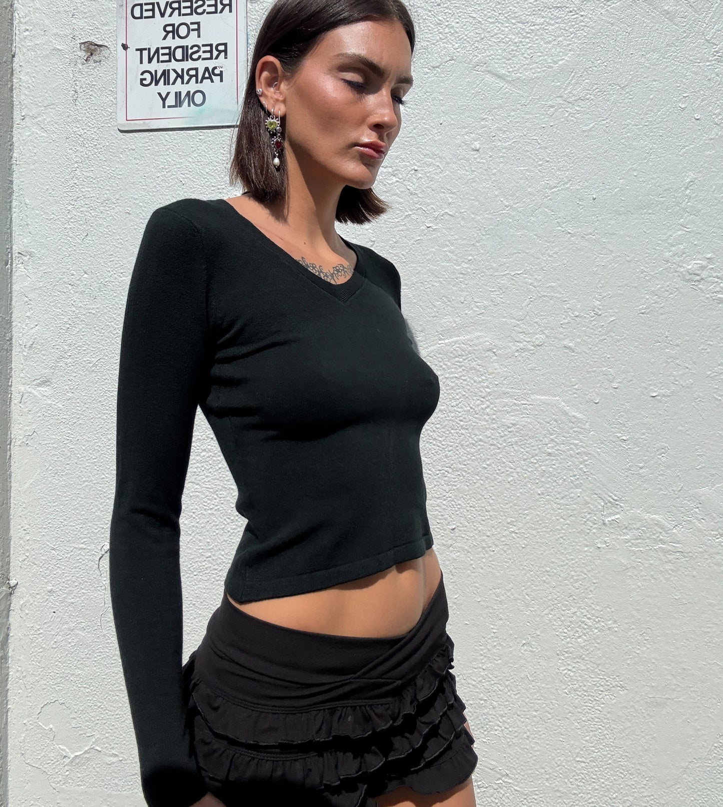 Black Longsleeve Knit