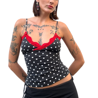 Pin up Polka dot Cami
