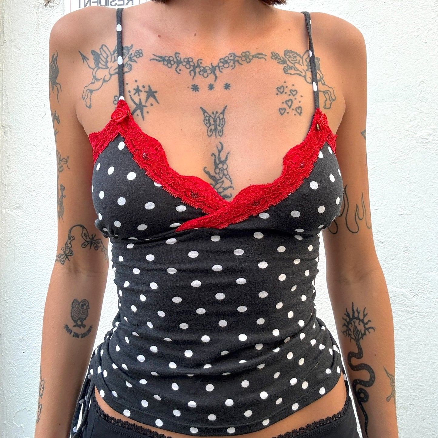 Pin up Polka dot Cami