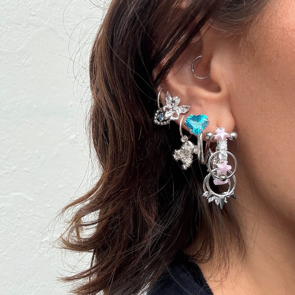 Angel Stud - Silver