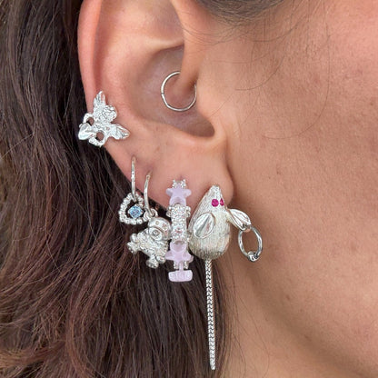 Angel Stud - Silver