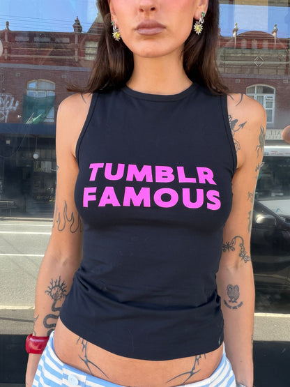 Tumblr Famous Tank - Black