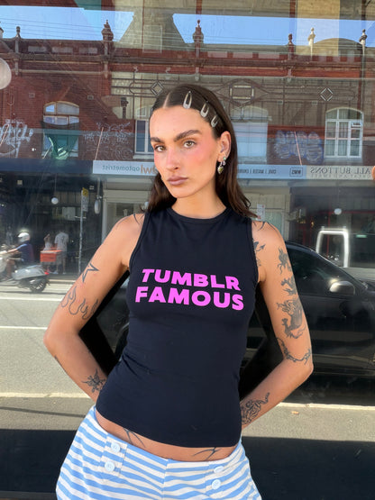 Tumblr Famous Tank - Black