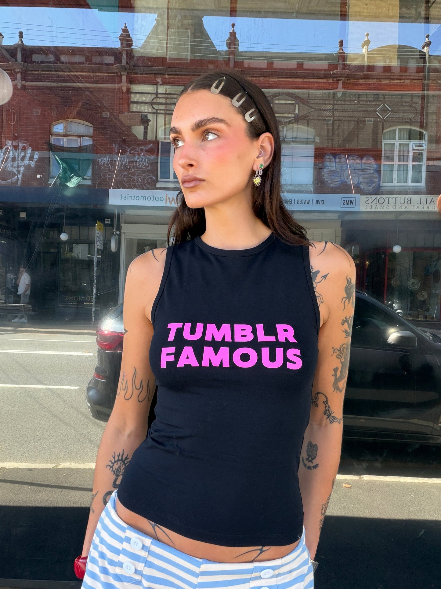Tumblr Famous Tank - Black