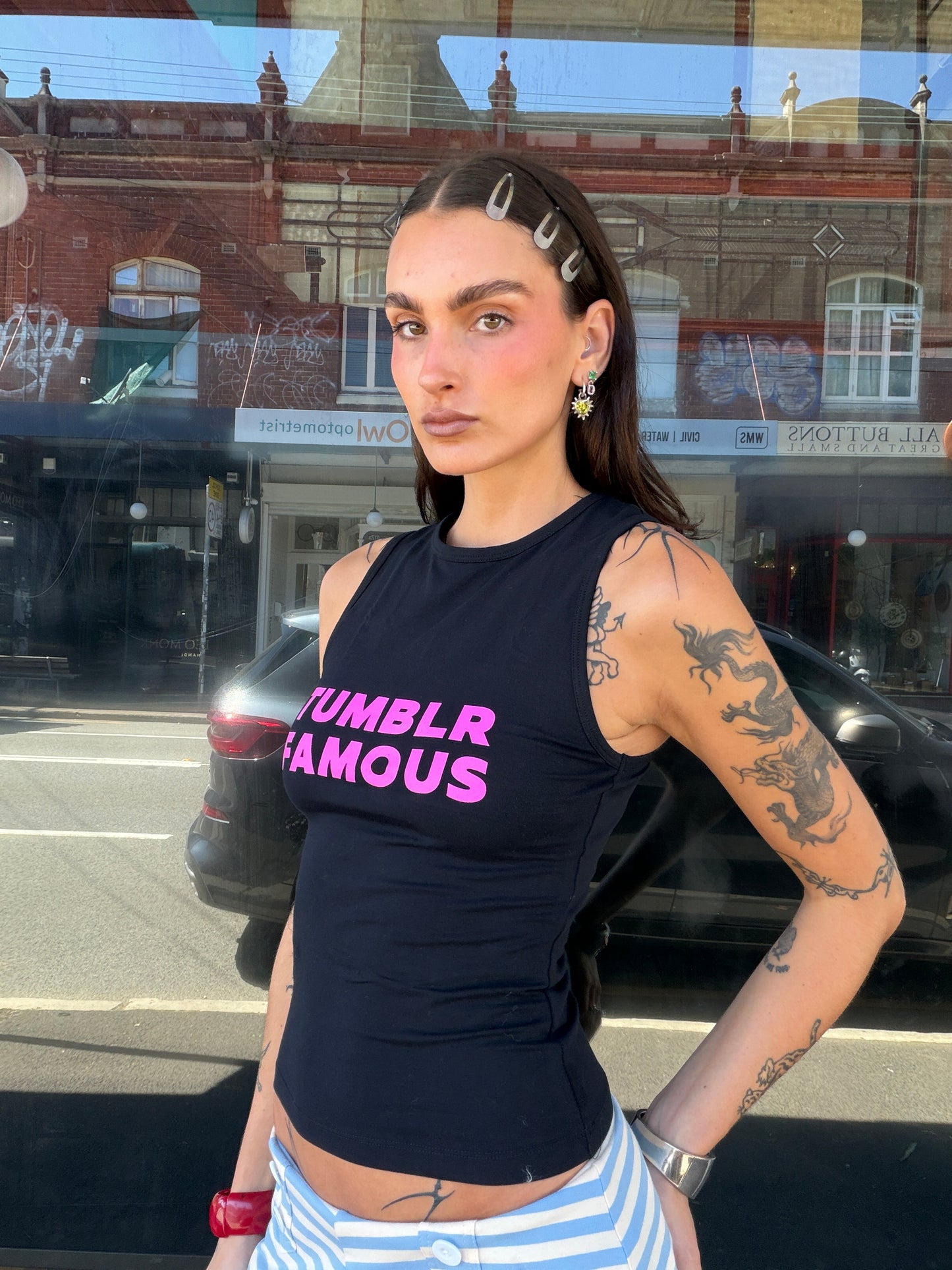 Tumblr Famous Tank - Black