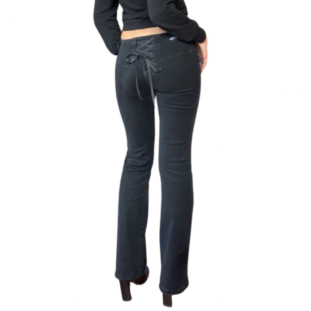 Corset Bootcut 2002 Jeans - Black Denim