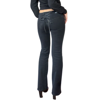 Corset Bootcut 2002 Jeans - Black Denim
